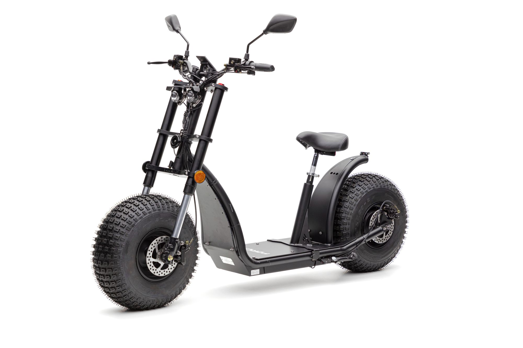 (Laufradgröße: Unisex-Rad, 1200, Schwarz) II 9 FORCA E-Scooter Zoll, Knumo