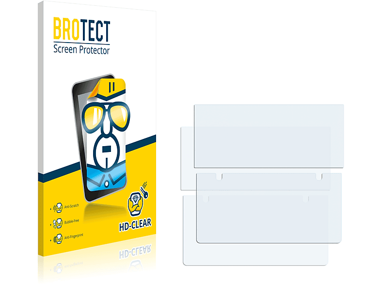 BROTECT 2x 3DS) klare Schutzfolie(für Nintendo New