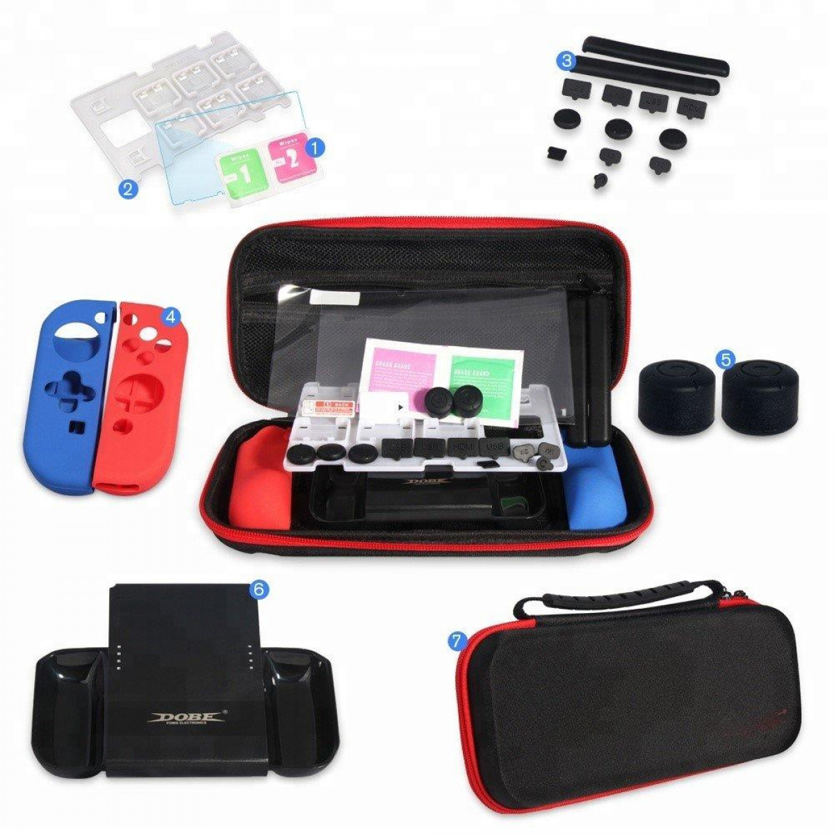 Switch-Zubehör: Hülle, Joy-Con, Displayschutzfolien und mehr.