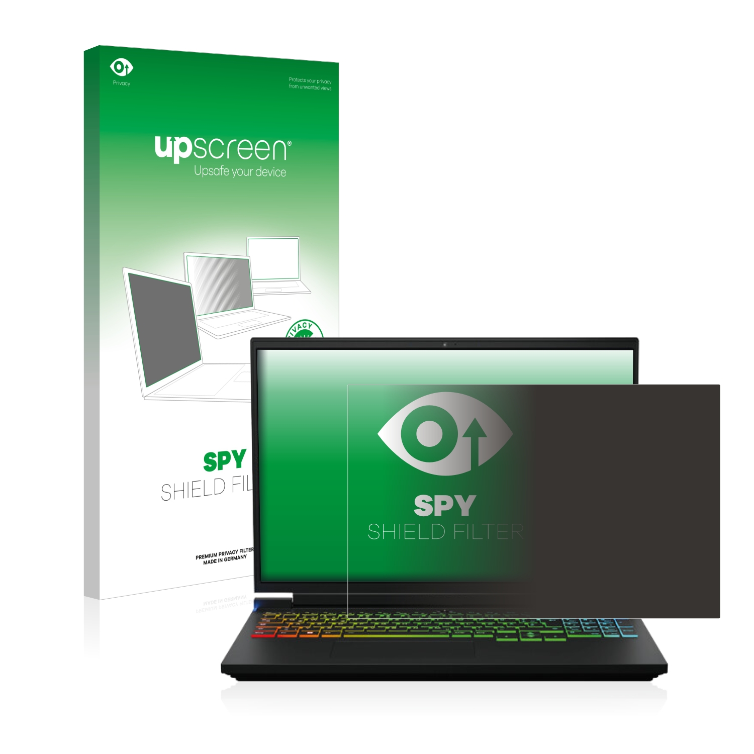 UPSCREEN Anti-Spy Blickschutzfilter(für MEDION Erazer X10) Major