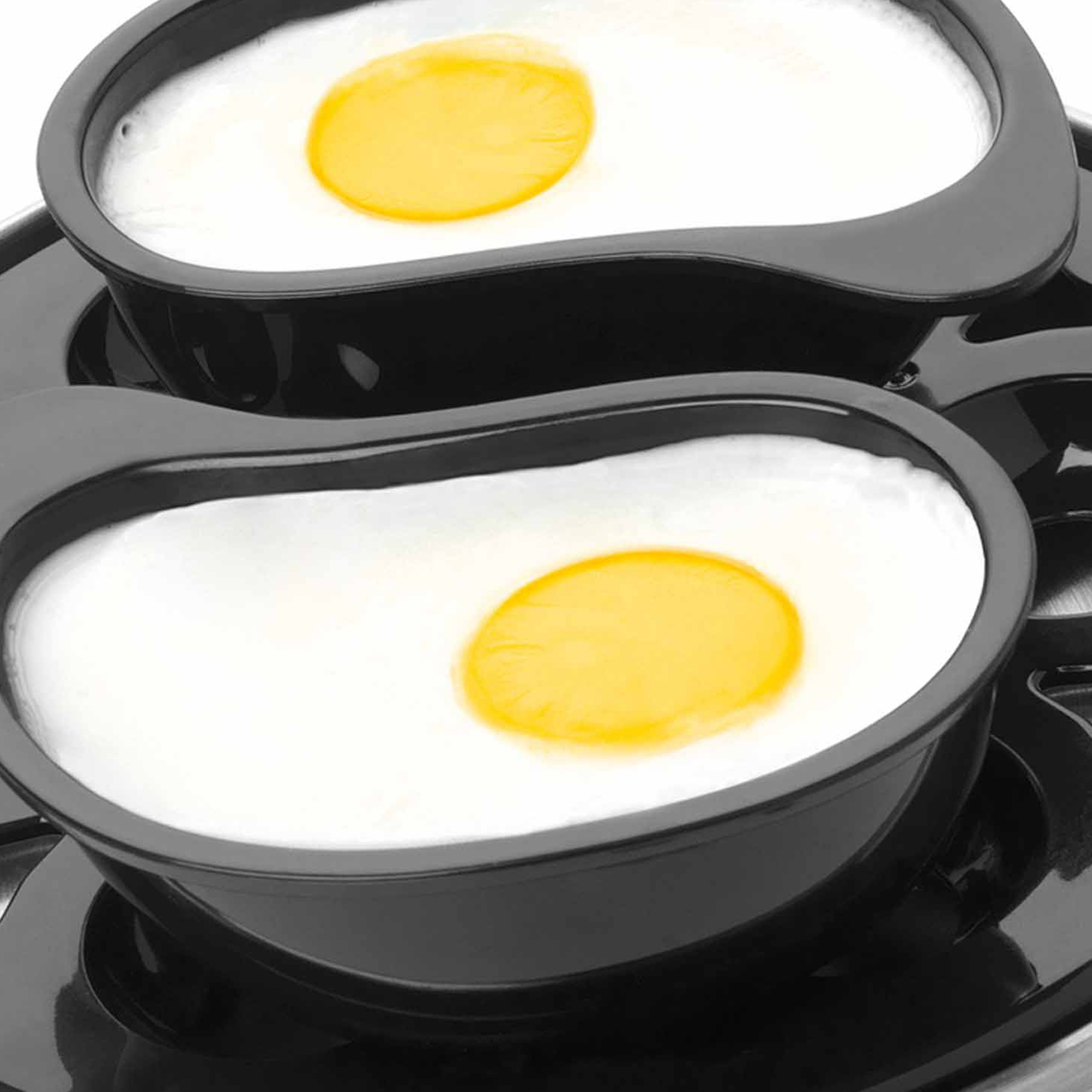 Rührei, - Eier Eierkocher 6 Kochen, Pochieren, für Omelett 6) Eier: - Eierkocher(Anzahl Spülmaschinenfest Elektrischer PETRA