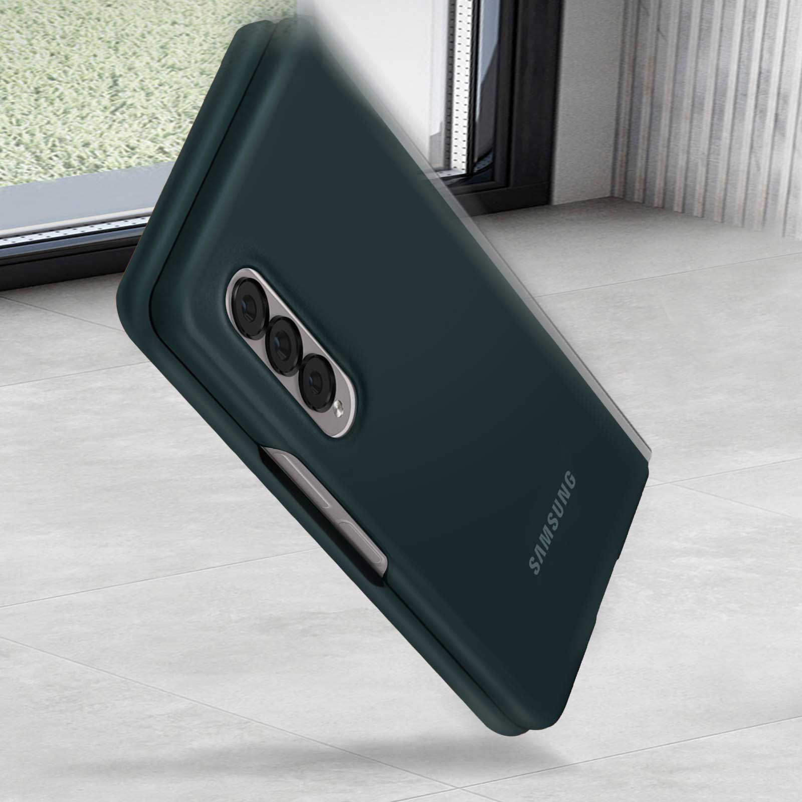 SAMSUNG Silicone Cover Series, Backcover, 3, Z Samsung, Fold Grün Galaxy