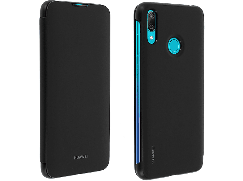 König - Cover Flip In Ecopelle Per Huawei Y7 (2019) Con Porta Carte E Supporto Multimediale - 3