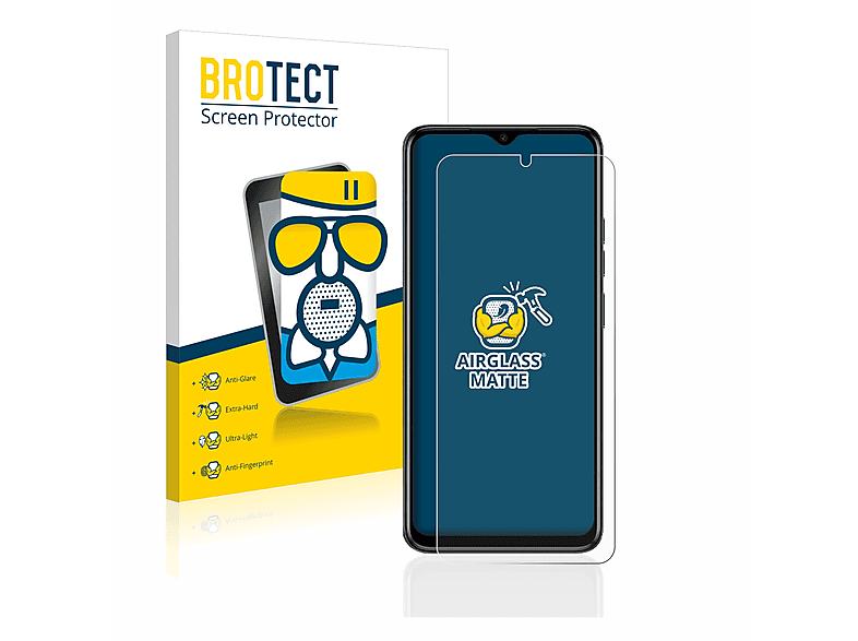 BROTECT Airglass matte Schutzfolie(für Tecno Pop 7 Pro)