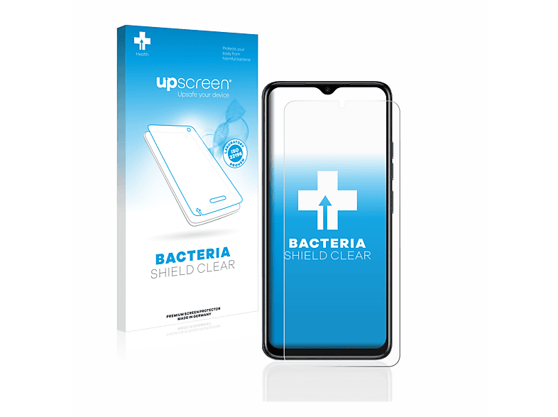 UPSCREEN antibakteriell klare Schutzfolie(für Pop Tecno 7 Pro)