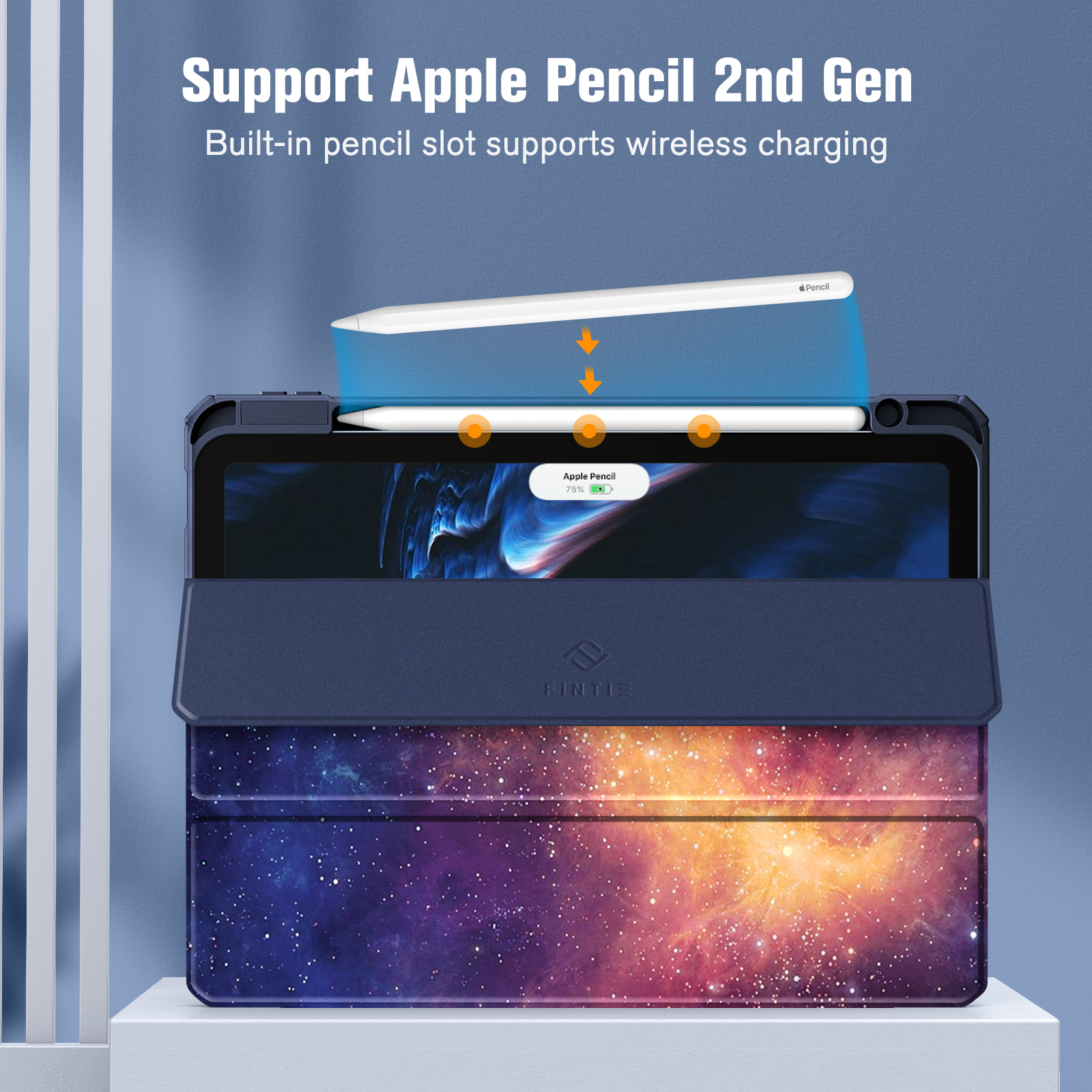 FINTIE Hülle Tablethülle Bookcover für Apple TPU, Galaxie