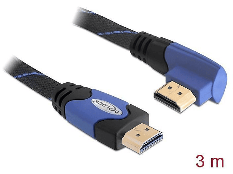 DELOCK DELOCK Kabel HDMI A-A St/St gewinkelt Audio, Video, Display & TV & & Optionen & Zubehör, mehrfarbig