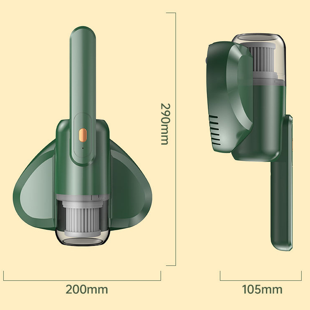 Ihr Zuhause für USB, Handstaubsauger, Watt Frische BRIGHTAKE Staubsauger 60 by Luft Effizienter und - Powered Leichtigkeit