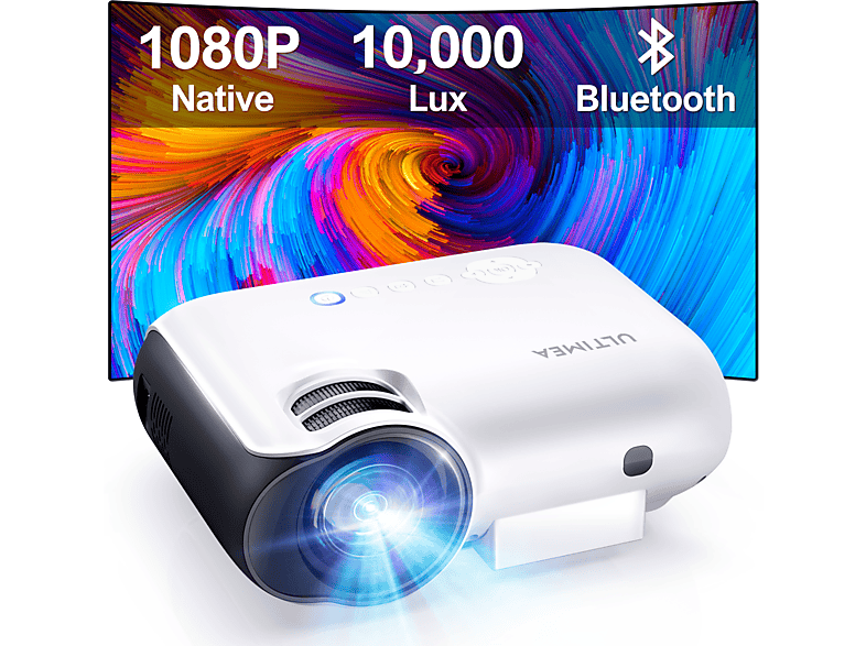 P20 Bluetooth ANSI-Lumen) HD 1080P 300 Beamer(Full-HD, ULTIMEA Full Native