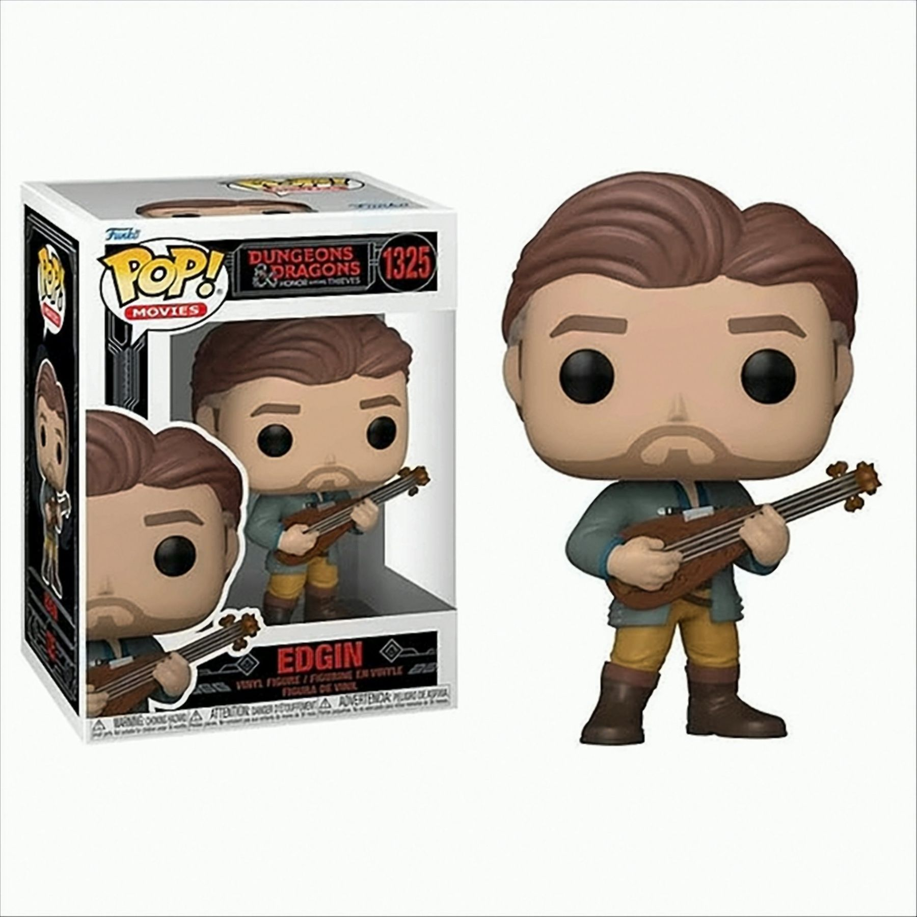 Funko Pop Figur einer Dungeons & Dragons Figur, Edgin. Verpackt, mit einer Laute.