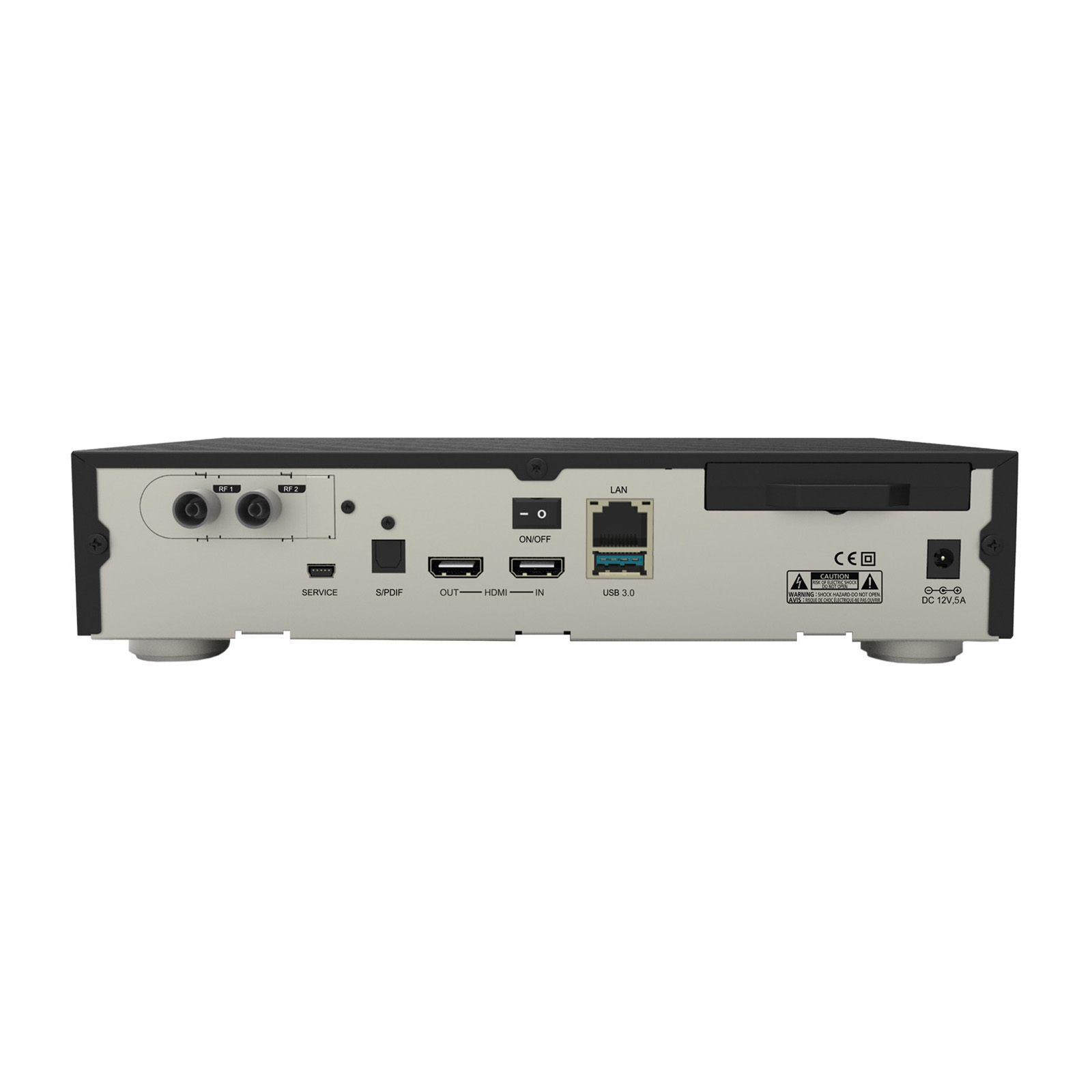 1TB Tuner, DM900 Schwarz) Kabel-Receiver DREAM 1xDVB-C/T2 MULTIMEDIA (Twin RC20