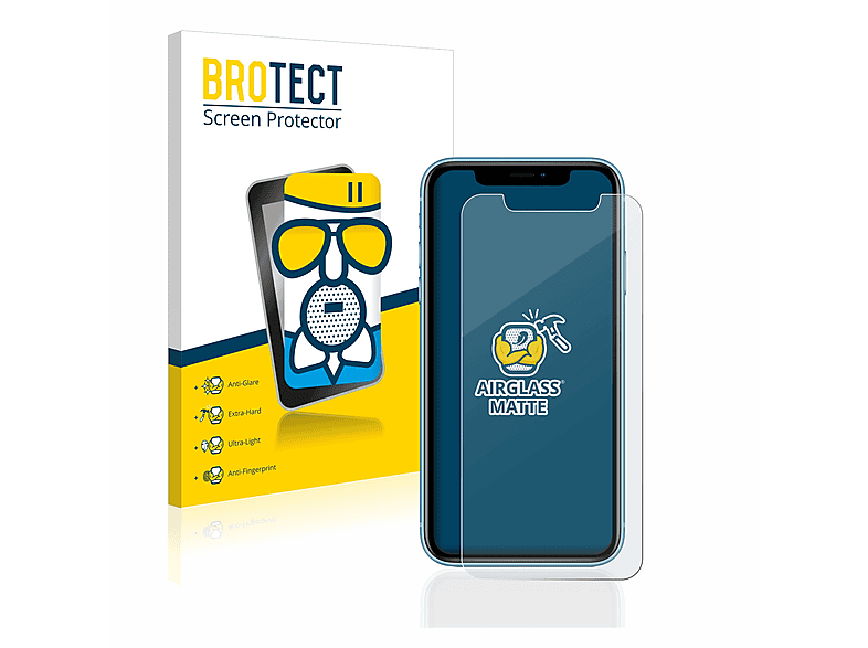 BROTECT Airglass matte Schutzfolie(für Apple iPhone XR)