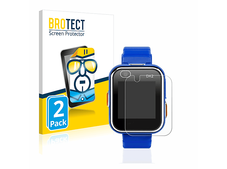 2x BROTECT Schutzfolie(für Watch klare Kidizoom Vtech DX2) Smart