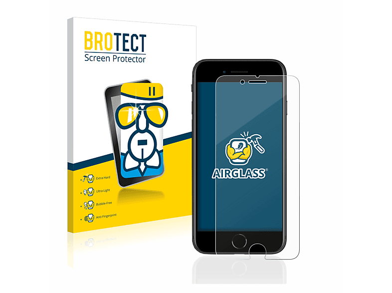 BROTECT Airglass klare Schutzfolie(für Apple iPhone SE 2 2020) | Displayschutzfolien & Gläser