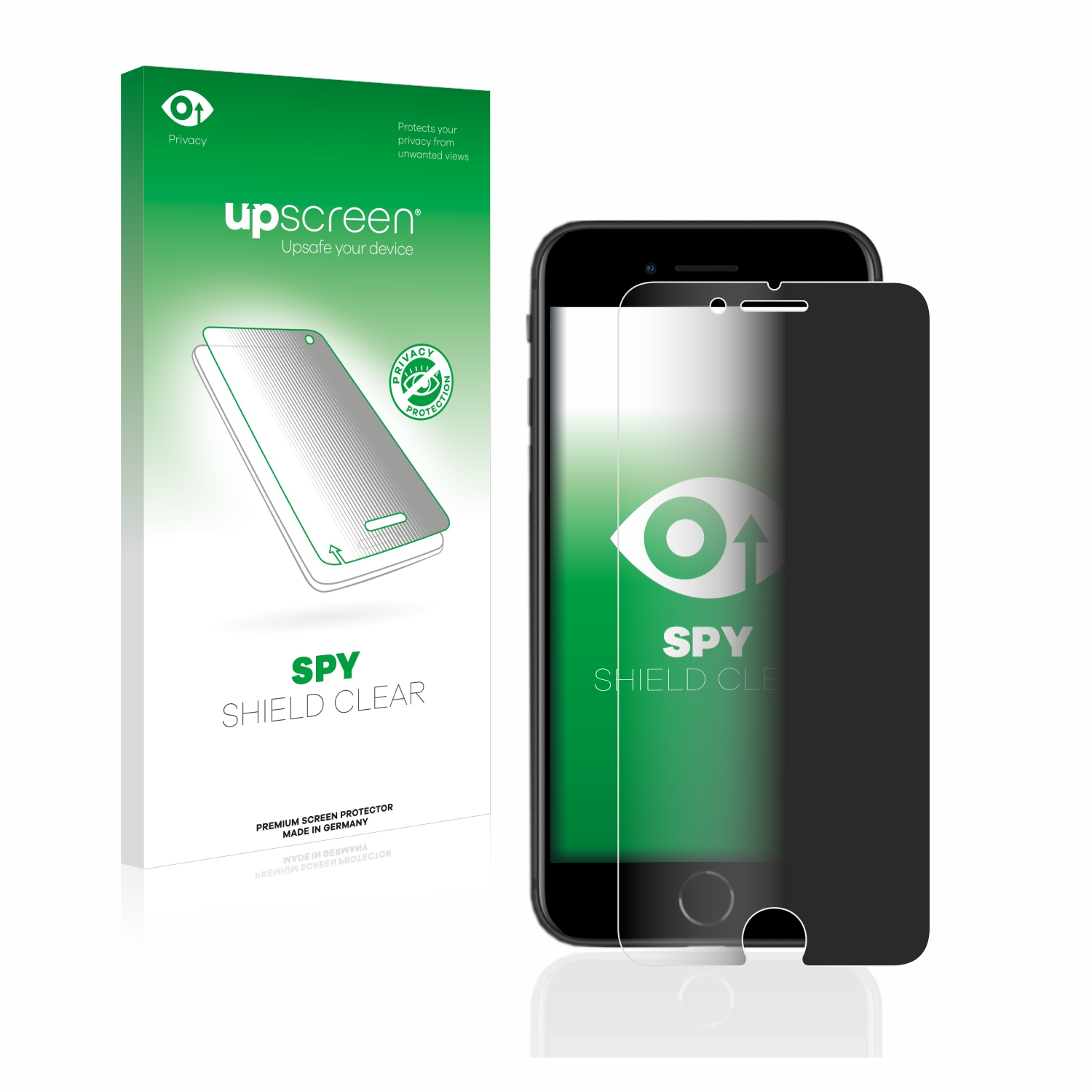 iPhone UPSCREEN 2 Schutzfolie(für Apple SE 2020) Anti-Spy