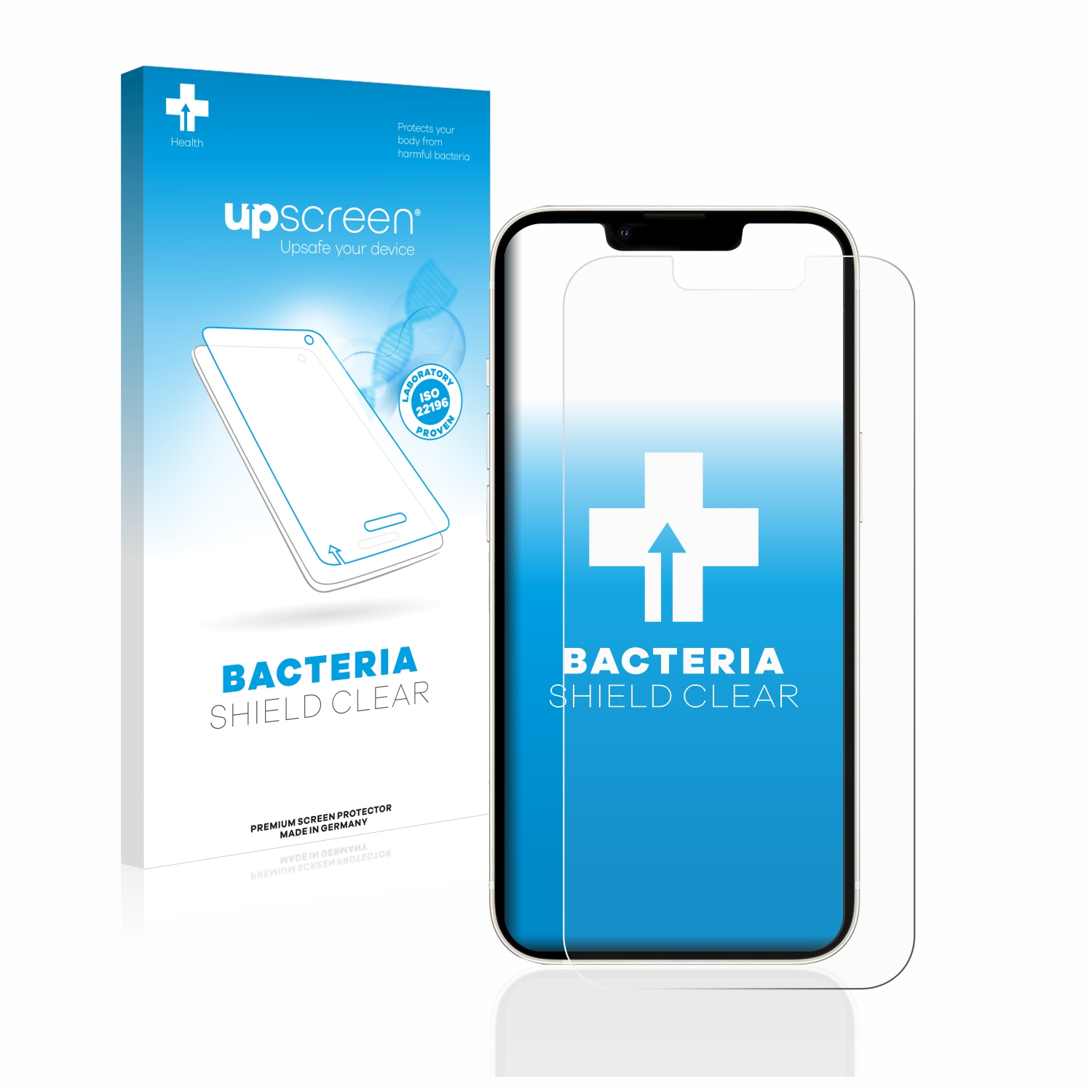 antibakteriell Schutzfolie(für 13) UPSCREEN klare Apple iPhone