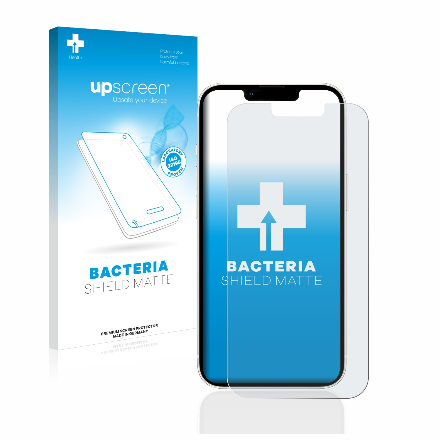 13) Apple iPhone antibakteriell Schutzfolie(für UPSCREEN matte entspiegelt