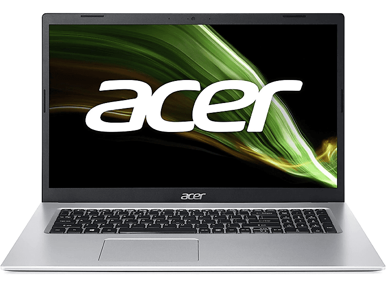 ACER Aspire 3 A317-33-C2NY, Notebook mit 17,3 Zoll Display, Intel® Celeron® Prozessor, 8 GB RAM, 256 GB SSD, Intel UHD Grafik, Silber