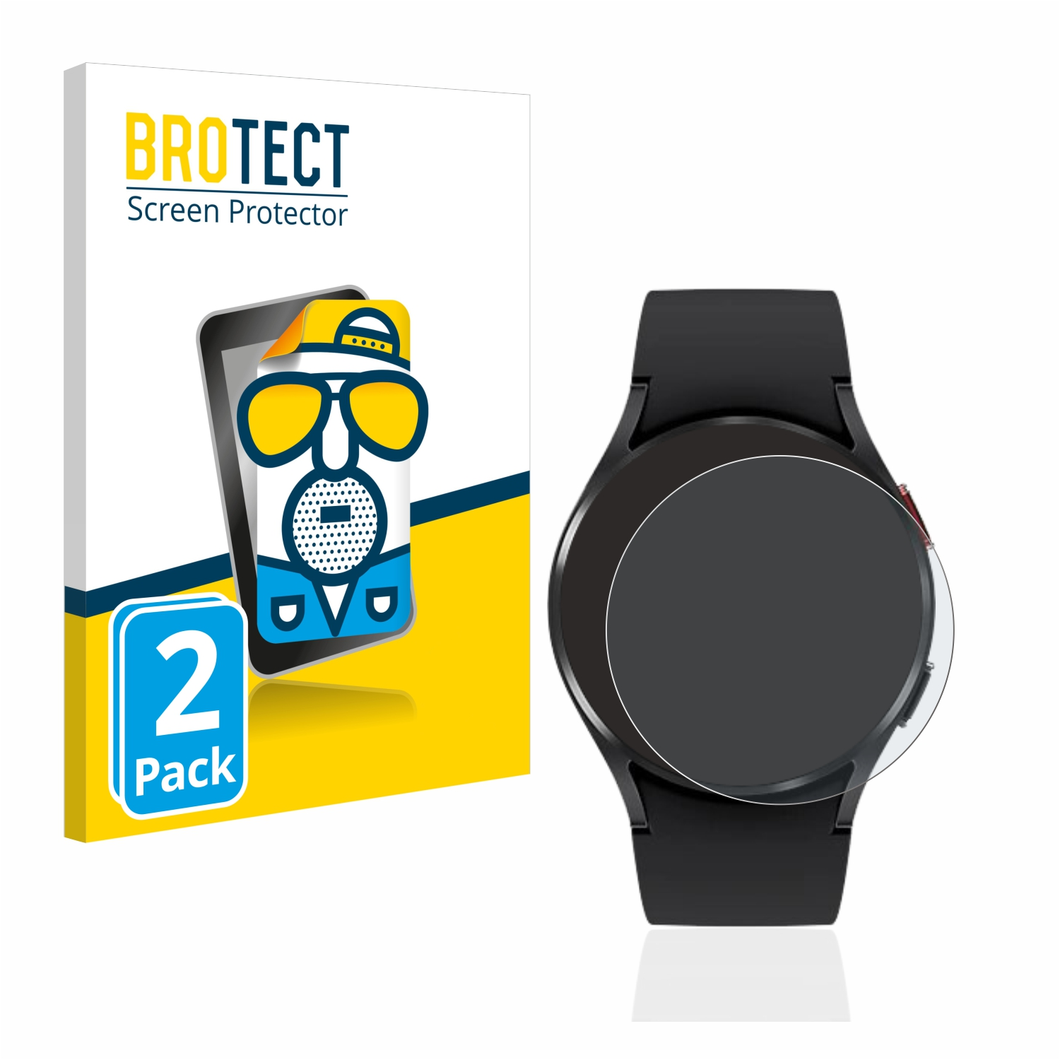 (40mm)) Schutzfolie(für Samsung 2x Galaxy 4 matte Watch BROTECT