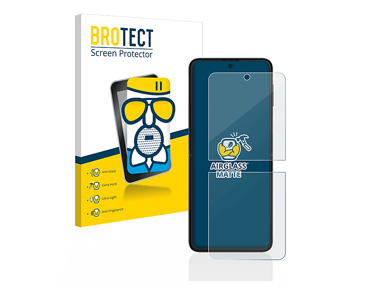 BROTECT Airglass matte Schutzfolie(für Samsung Galaxy Z Flip 3 5G)