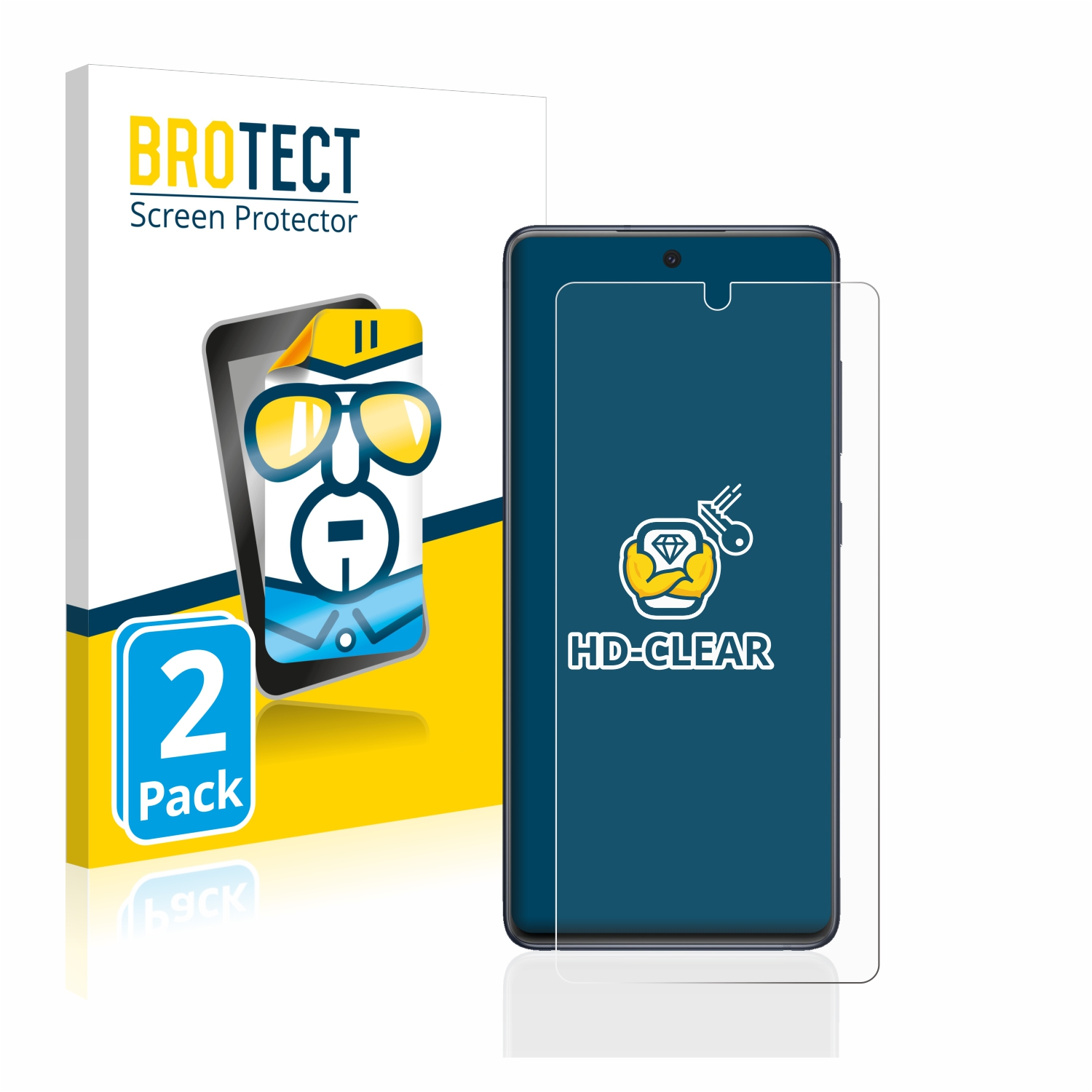 BROTECT 2x klare S20 Samsung Galaxy Schutzfolie(für FE)