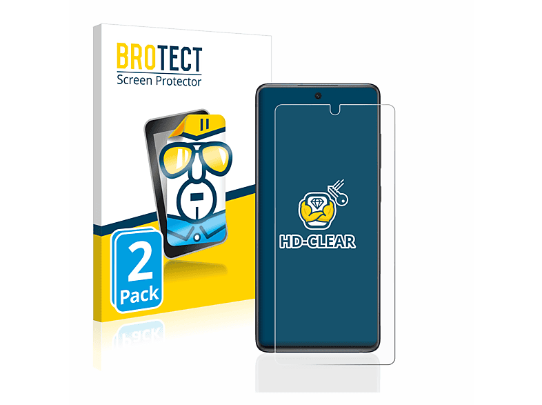 BROTECT 2x klare Schutzfolie(für Galaxy S20 Samsung FE)