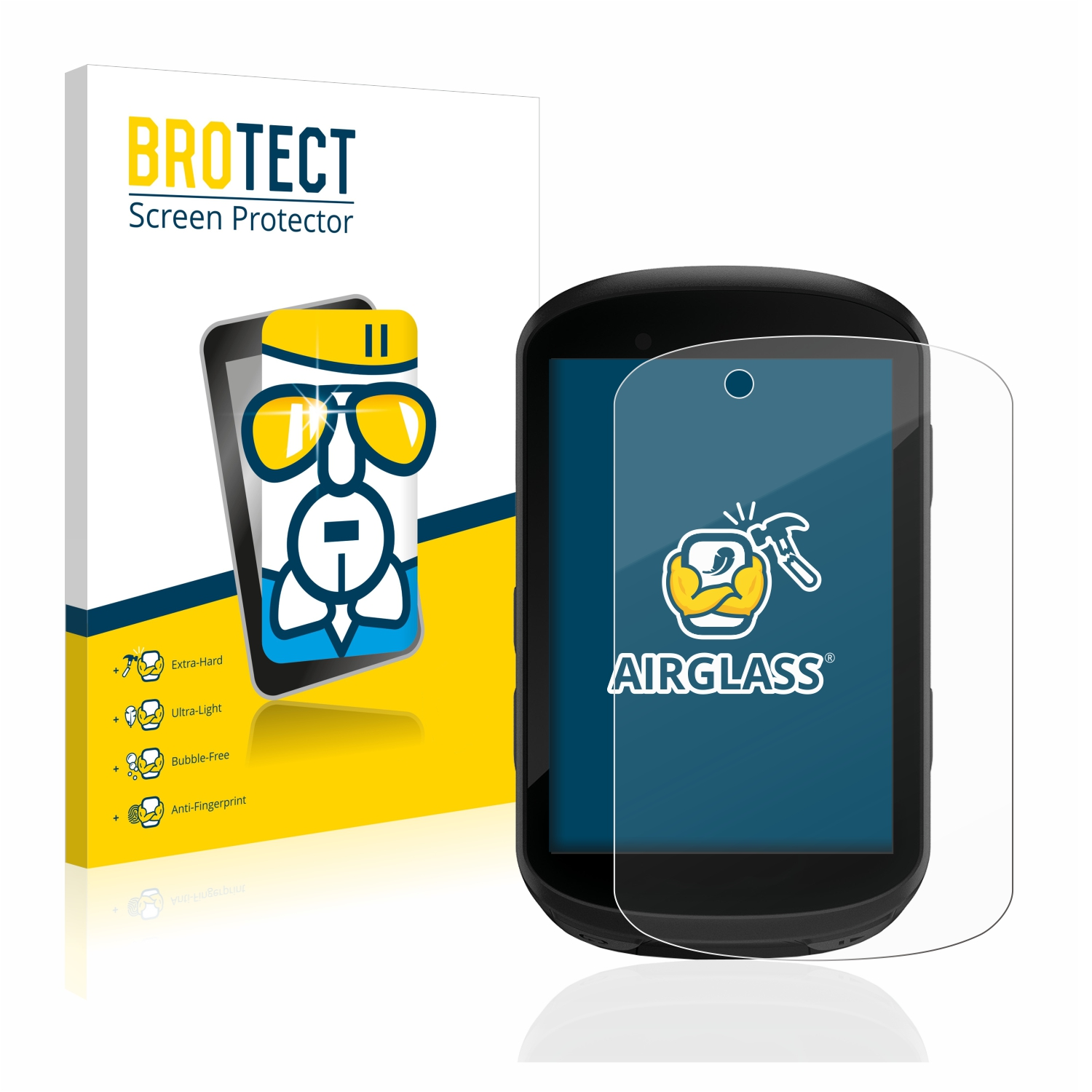 Airglass 830) Garmin klare BROTECT Schutzfolie(für Edge