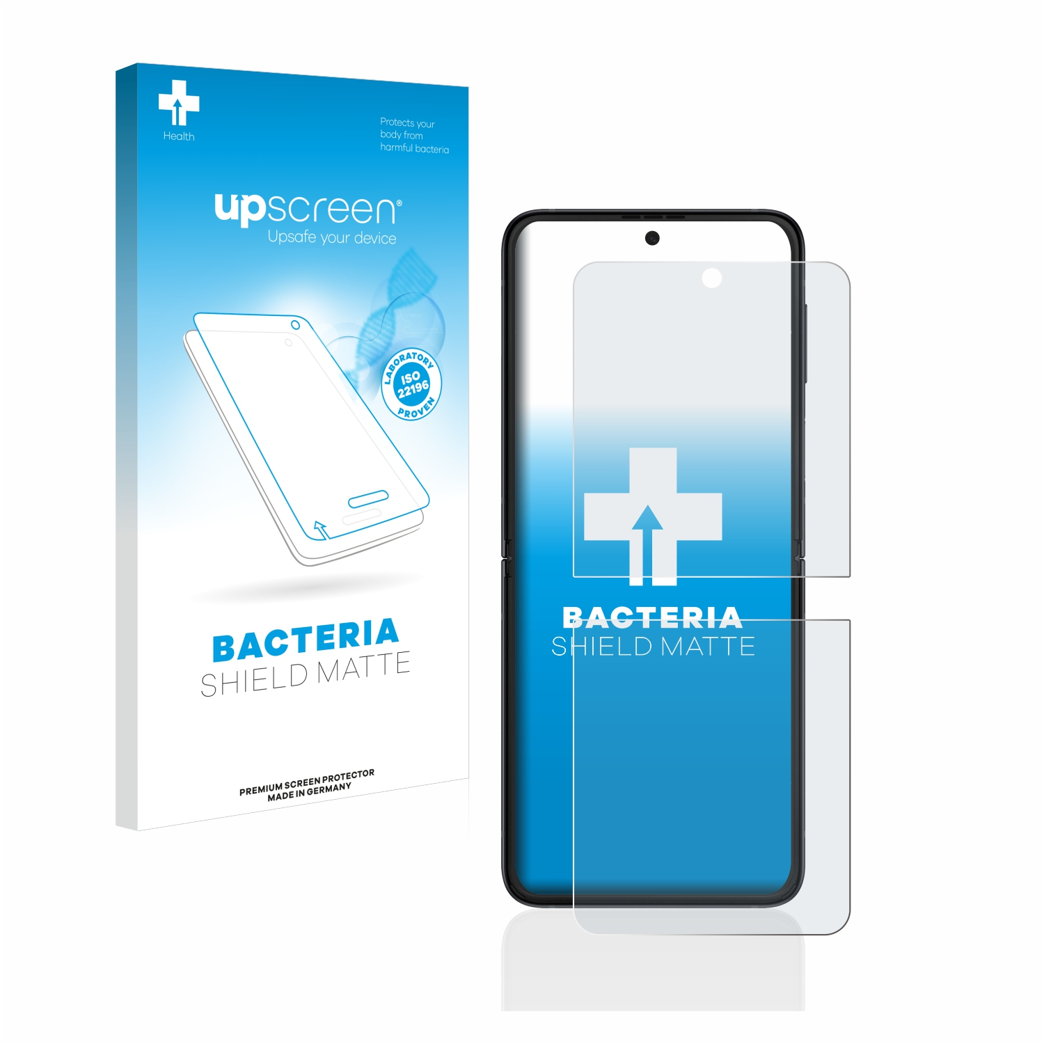 UPSCREEN antibakteriell entspiegelt Z Schutzfolie(für Flip 3 matte 5G) Galaxy Samsung
