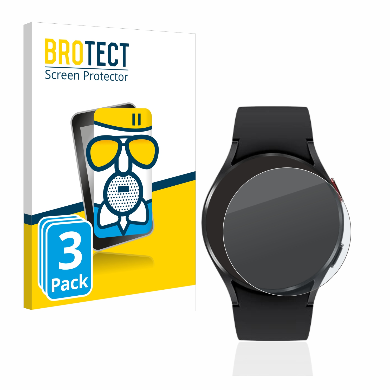 3x Watch (40mm)) Schutzfolie(für Galaxy 4 matte Samsung BROTECT Airglass
