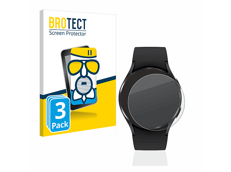 BROTECT 3x Watch Schutzfolie(für (40mm)) matte Samsung Galaxy Airglass 4