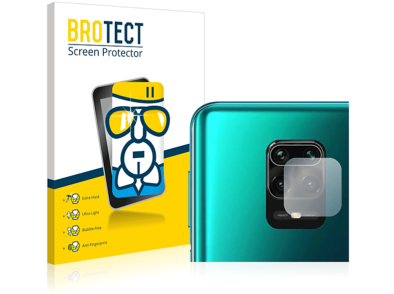 BROTECT Airglass Note 10 klare Redmi Xiaomi Kamera)) Schutzfolie(für Lite (NUR