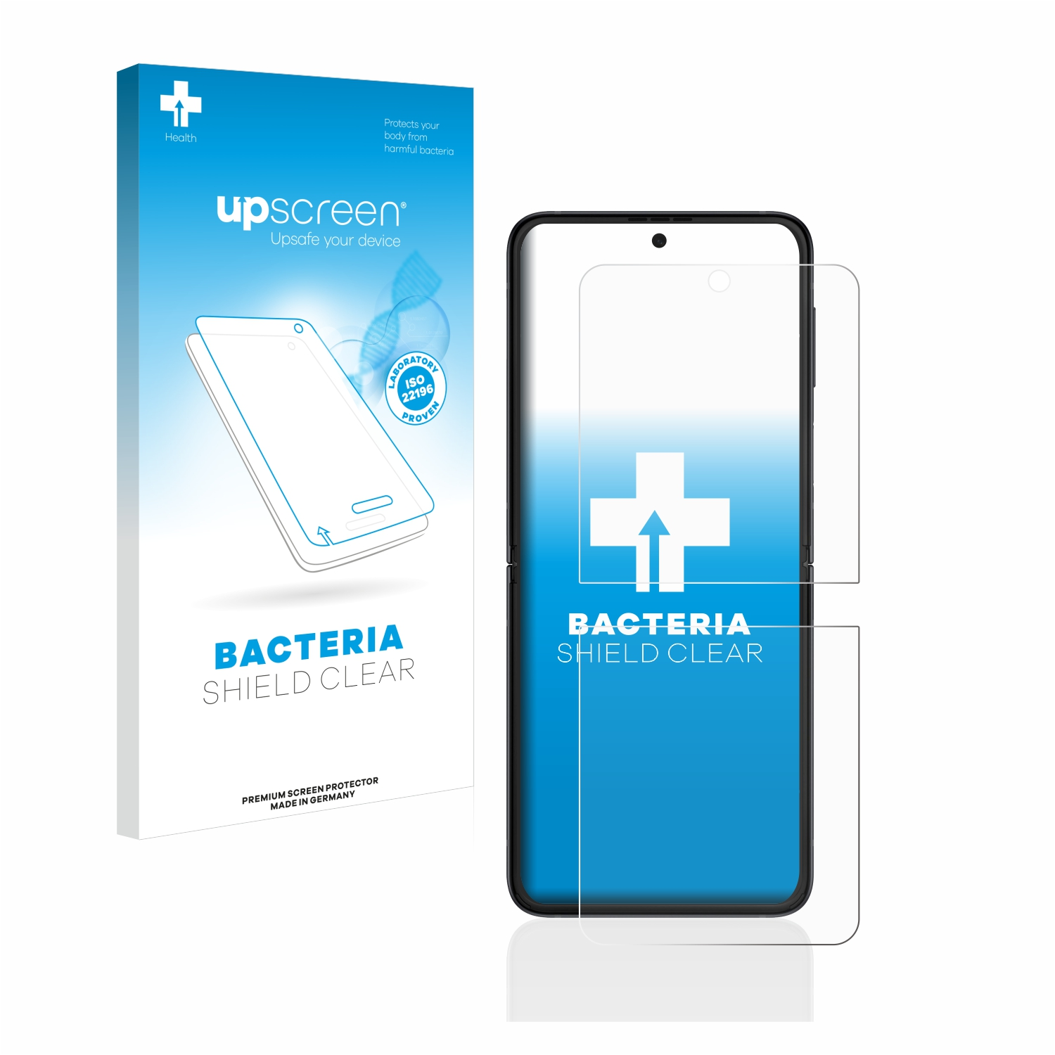 Z antibakteriell UPSCREEN Galaxy Schutzfolie(für Samsung Flip klare 5G) 3