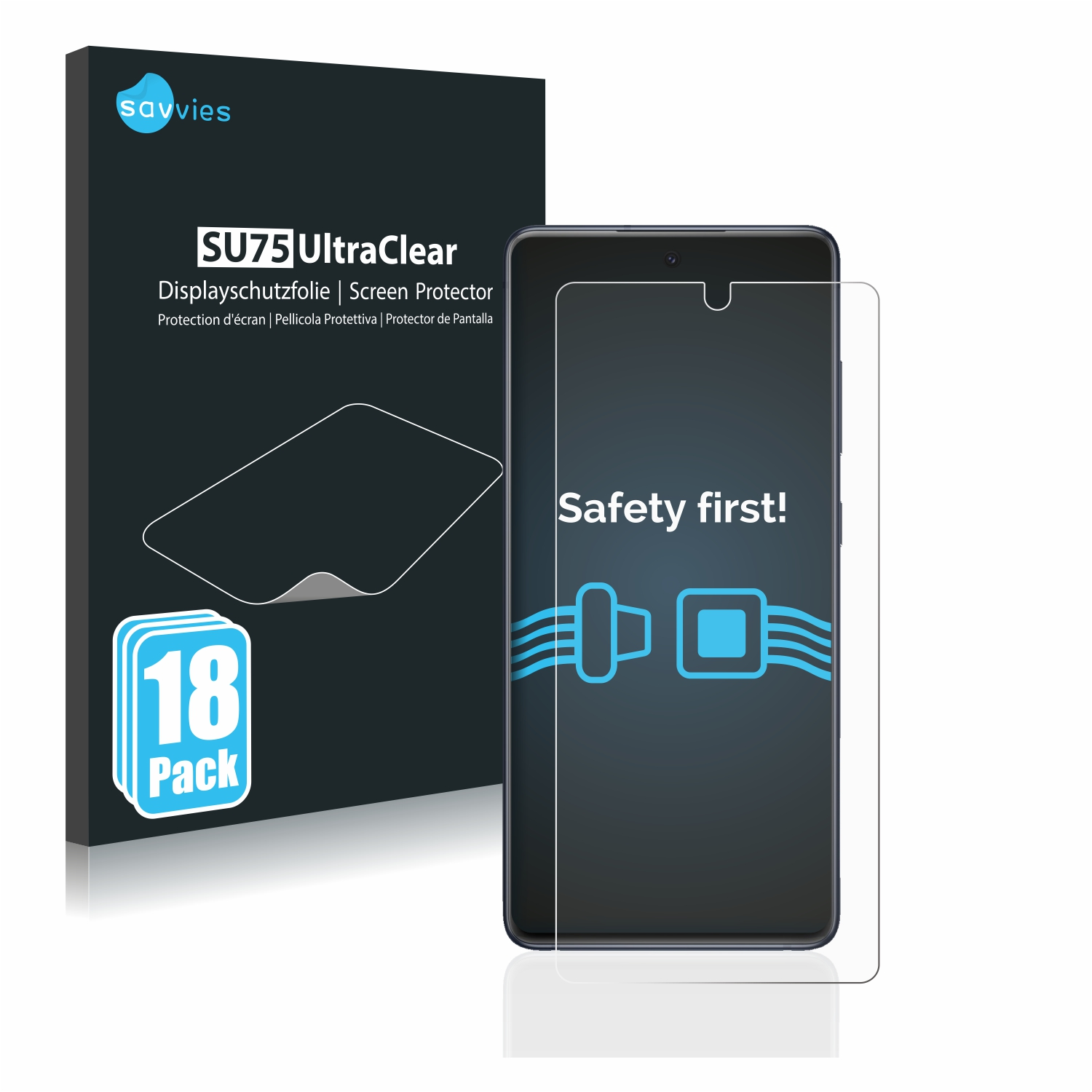 Schutzfolie(für Galaxy klare S20 Samsung 18x SAVVIES FE)