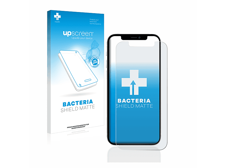 UPSCREEN antibakteriell entspiegelt matte Schutzfolie(für Apple iPhone 12)