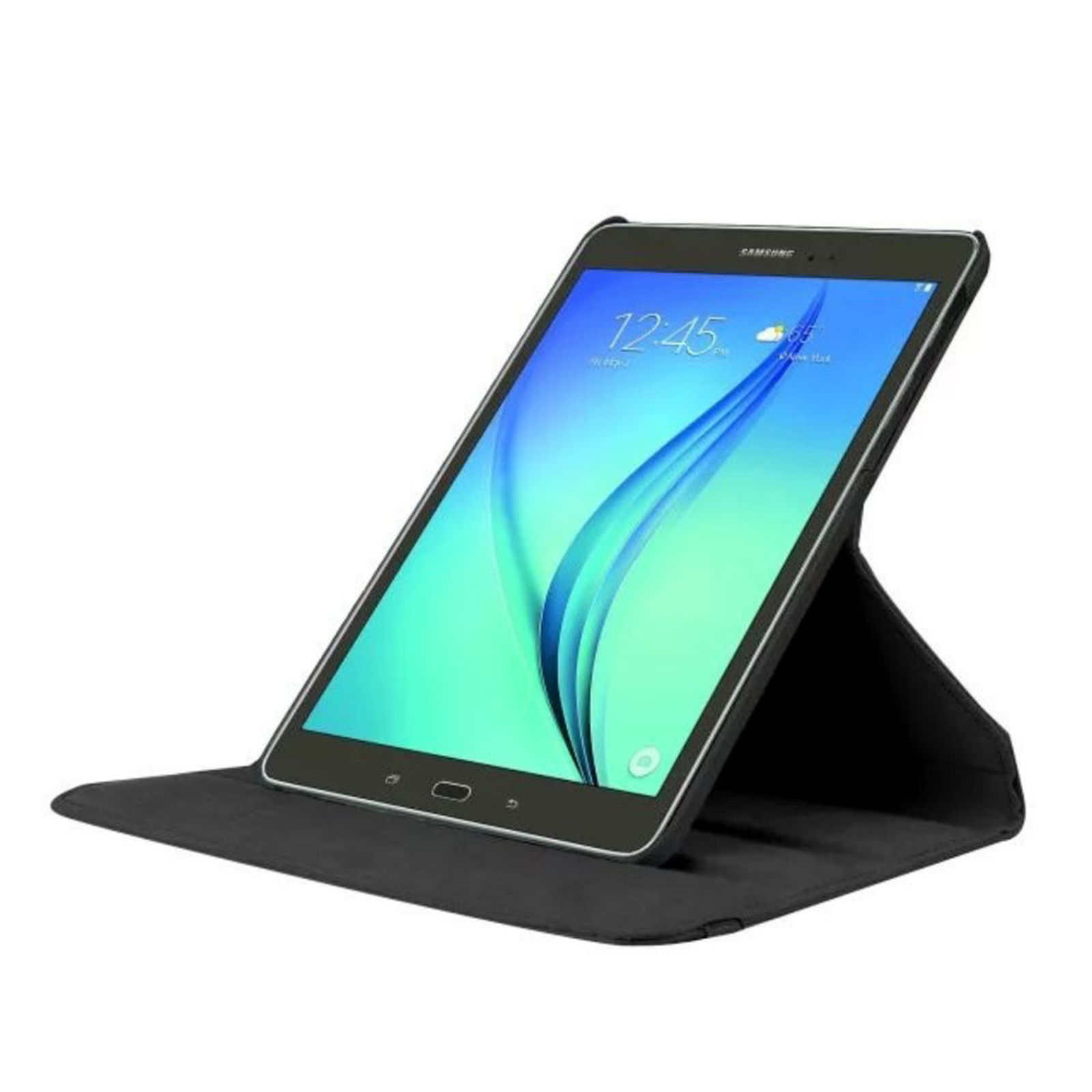 für Hülle Bookcover Zoll S2 SM-T810 Kunstleder, 9.7 Tab T815 9.7 Schwarz Galaxy Schutzhülle Samsung LOBWERK