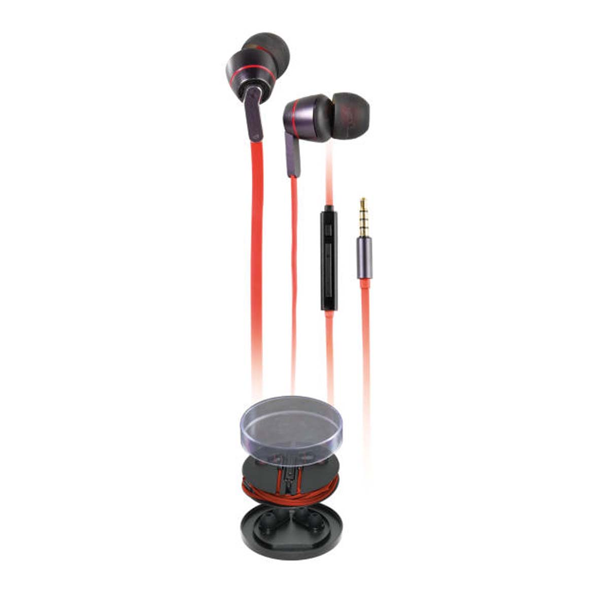 In-Ear-Kopfhörer VIVANCO In-ear Bluetooth 38912, Rot