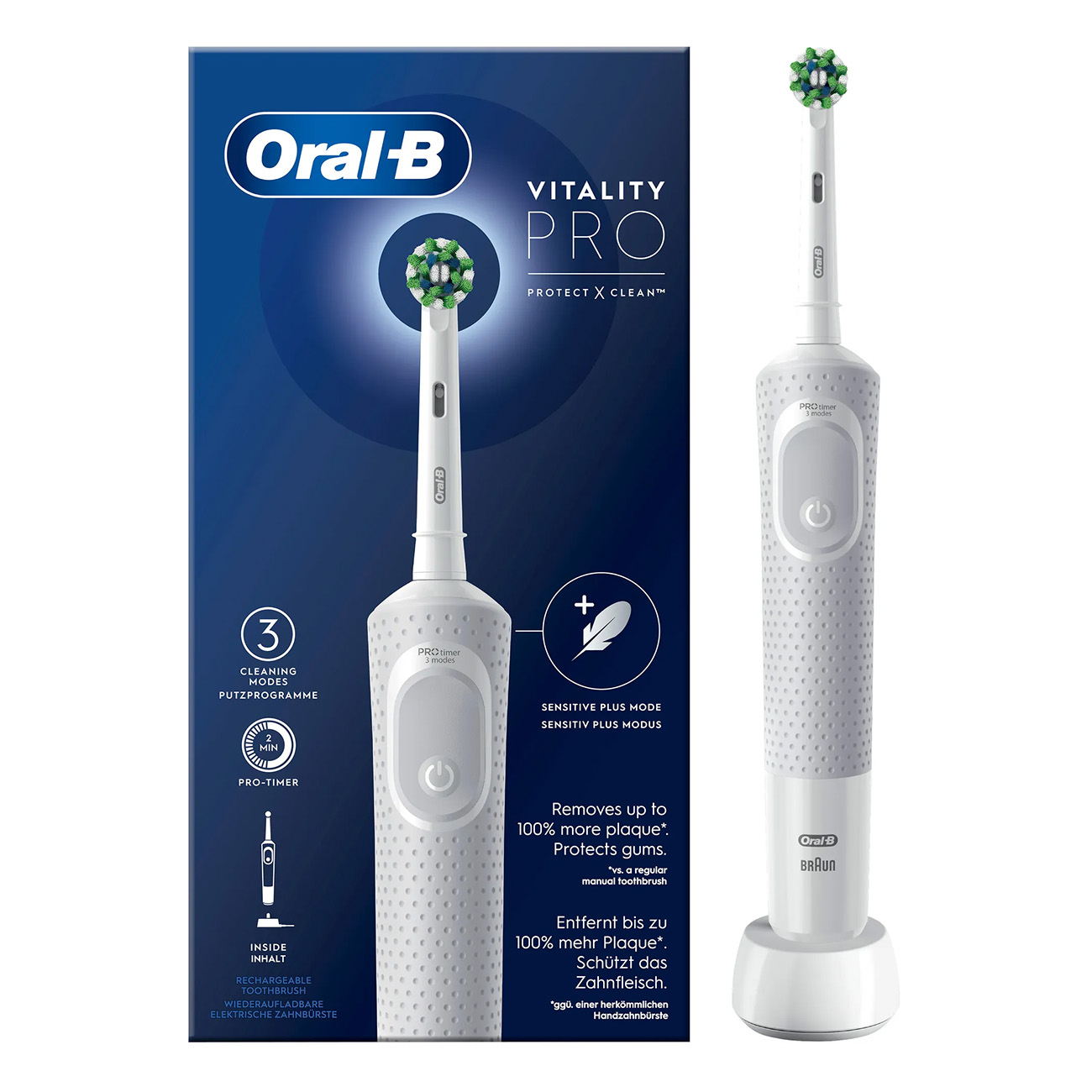 ORAL-B Vitality Pro D103 Elektrische weiß Zahnbürste