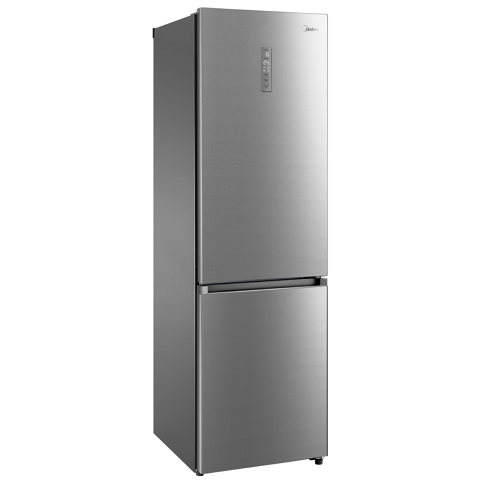 MIDEA MDRB521MIC02 MEGA Serie Kühl-Gefrierkombination (C, 177 kWh, 2010 mm hoch, Inox)