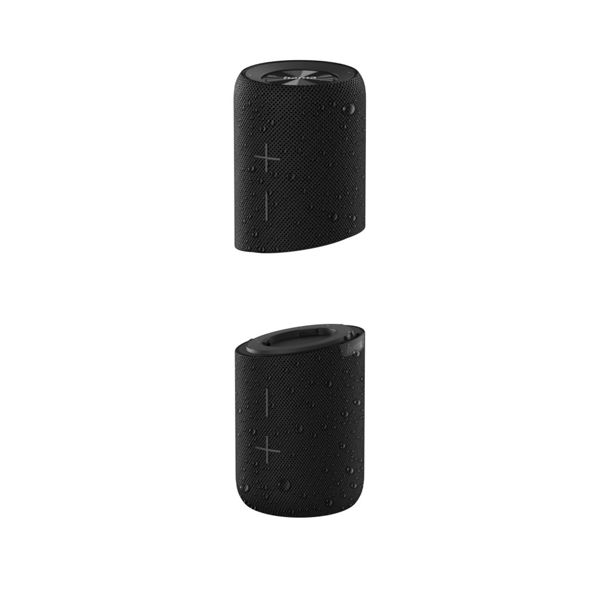 HAMA Twin 3.0 Bluetooth-Lautsprecher Speaker, Schwarz) (Aktiv