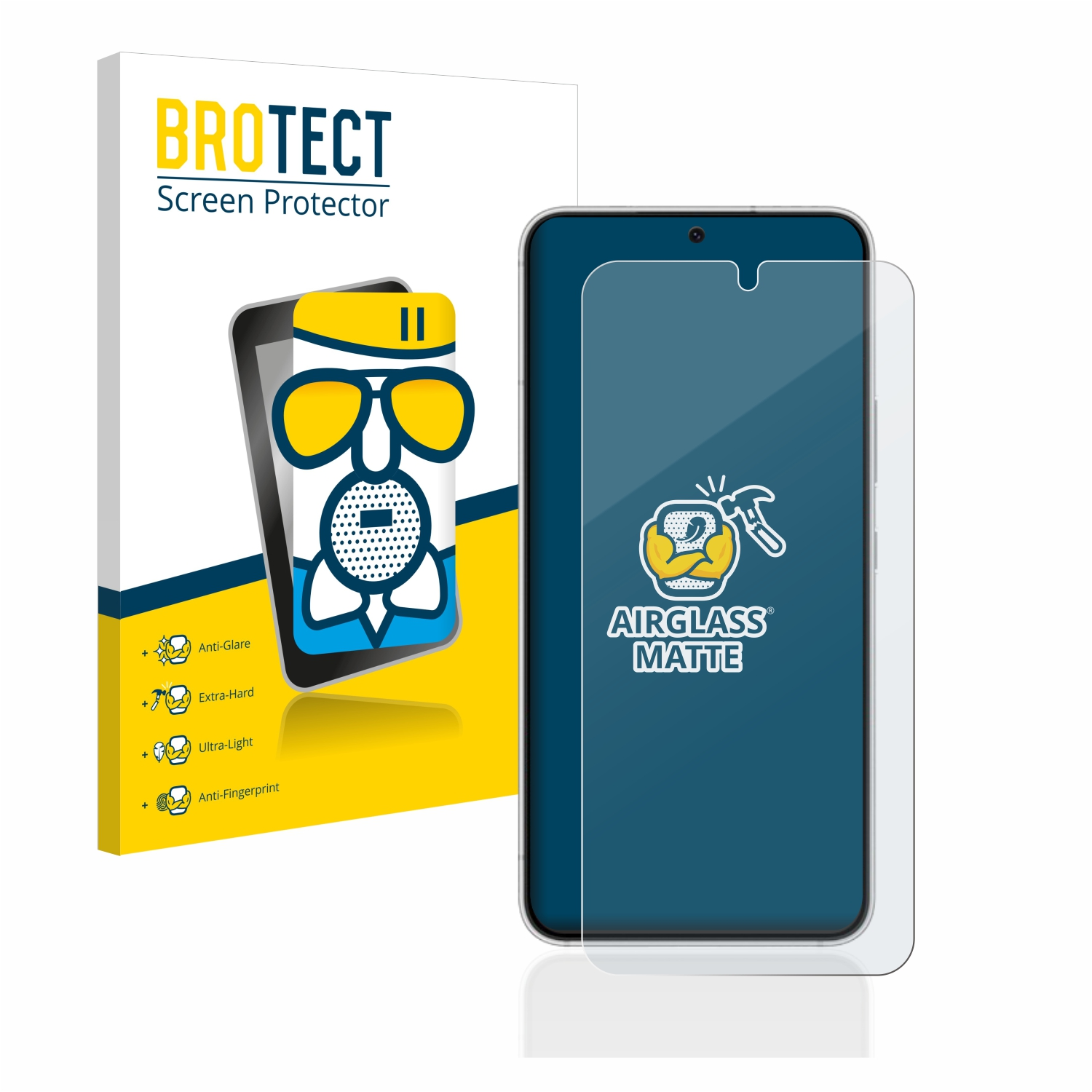 matte BROTECT Schutzfolie(für S22 Galaxy Samsung 5G) Airglass