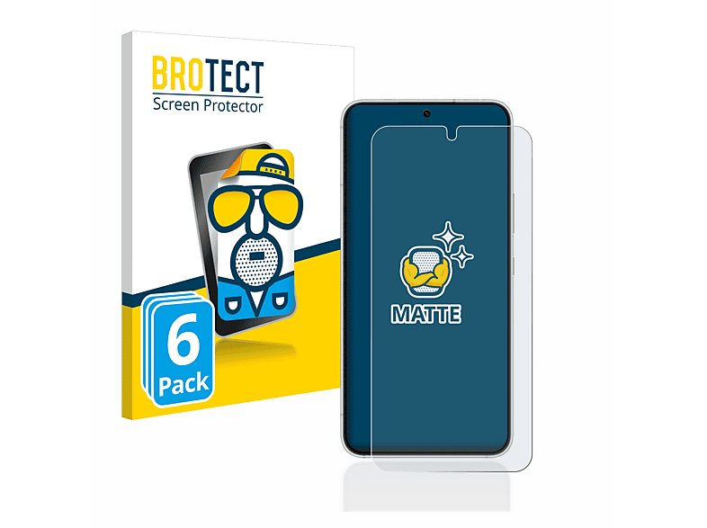 BROTECT 6x matte Schutzfolie(für 5G) Samsung Galaxy S22