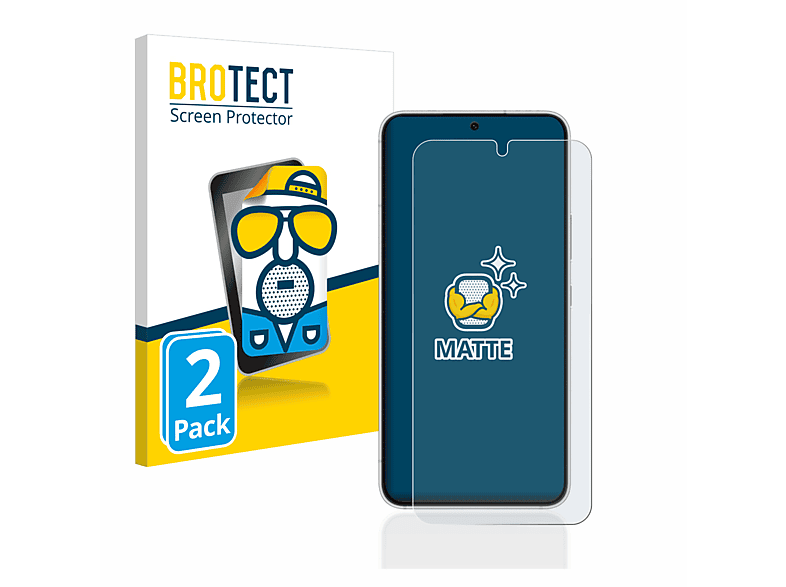 BROTECT 2x matte Schutzfolie(für Samsung Galaxy S22 5G)