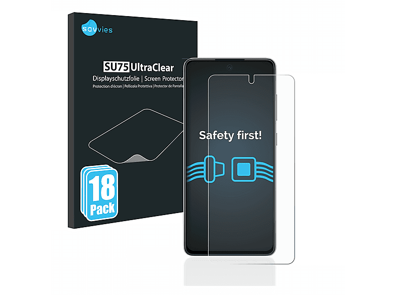 18x 5G) klare A52s Samsung Schutzfolie(für Galaxy SAVVIES