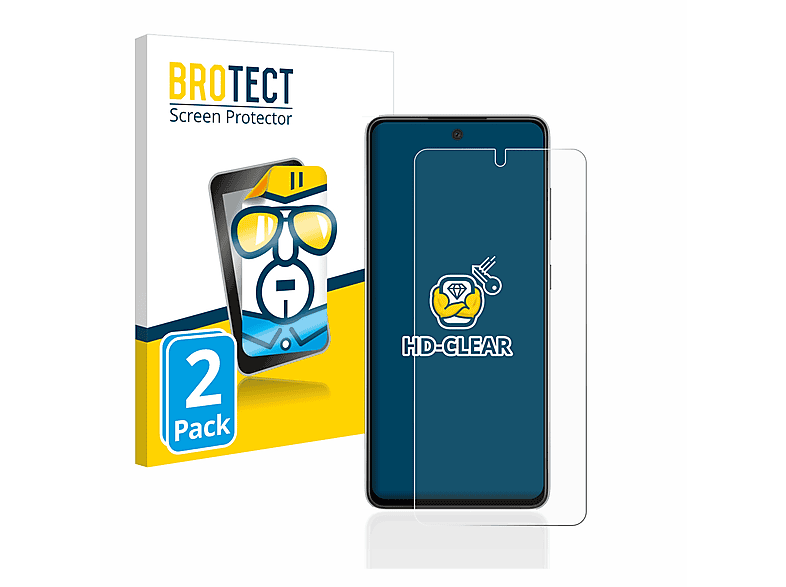 BROTECT 2x klare Schutzfolie(für Samsung Galaxy A52s 5G)