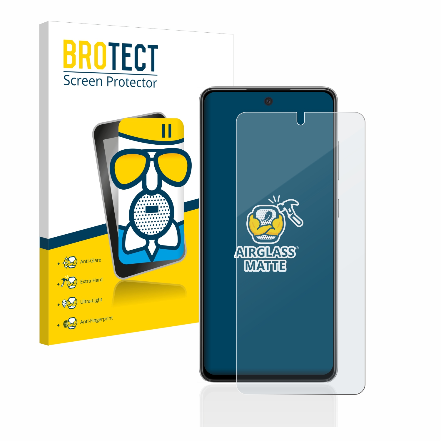 BROTECT Airglass matte Schutzfolie(für Samsung 5G) A52s Galaxy