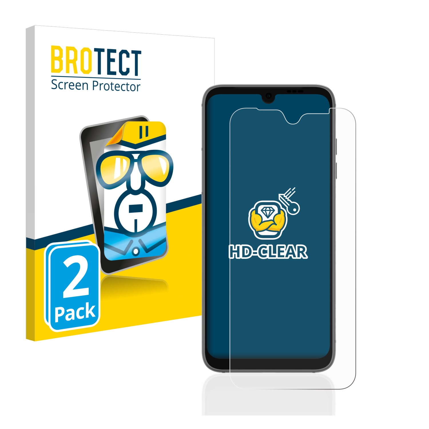 BROTECT 2x klare Fairphone 4) Schutzfolie(für