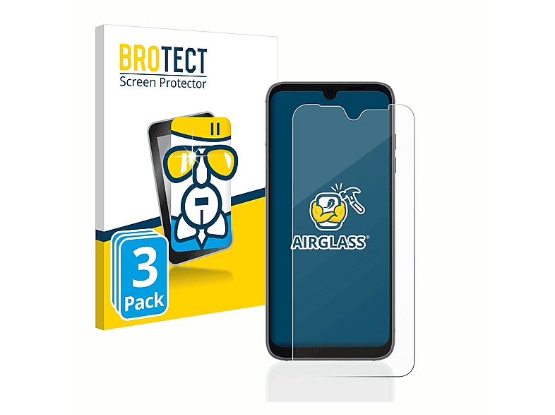 BROTECT 3x Airglass klare Schutzfolie(für Fairphone 4)