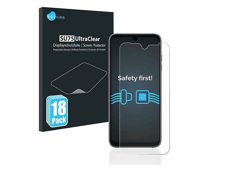 SAVVIES 18x klare Schutzfolie(für Fairphone 4)