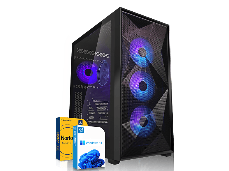 SYSTEMTREFF High-End Gaming AMD Ryzen 7 5800X, Windows 11 Pro, Gaming PC mit AMD Ryzen™ 7 Prozessor, 32 GB RAM, 2000 GB mSSD, NVIDIA GeForce RTX™ 4080