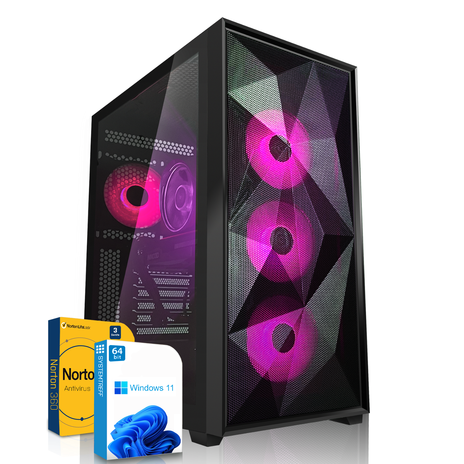 Super™ Windows Prozessor, Ti Ryzen™ mit 7 4070 1000 SYSTEMTREFF GeForce AMD Gaming NVIDIA AMD Pro, PC GB RTX™ 7800X3D, GB Gaming 32 High-End Ryzen mSSD, 7 11 RAM,